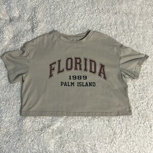 Cropped Florida Tee
